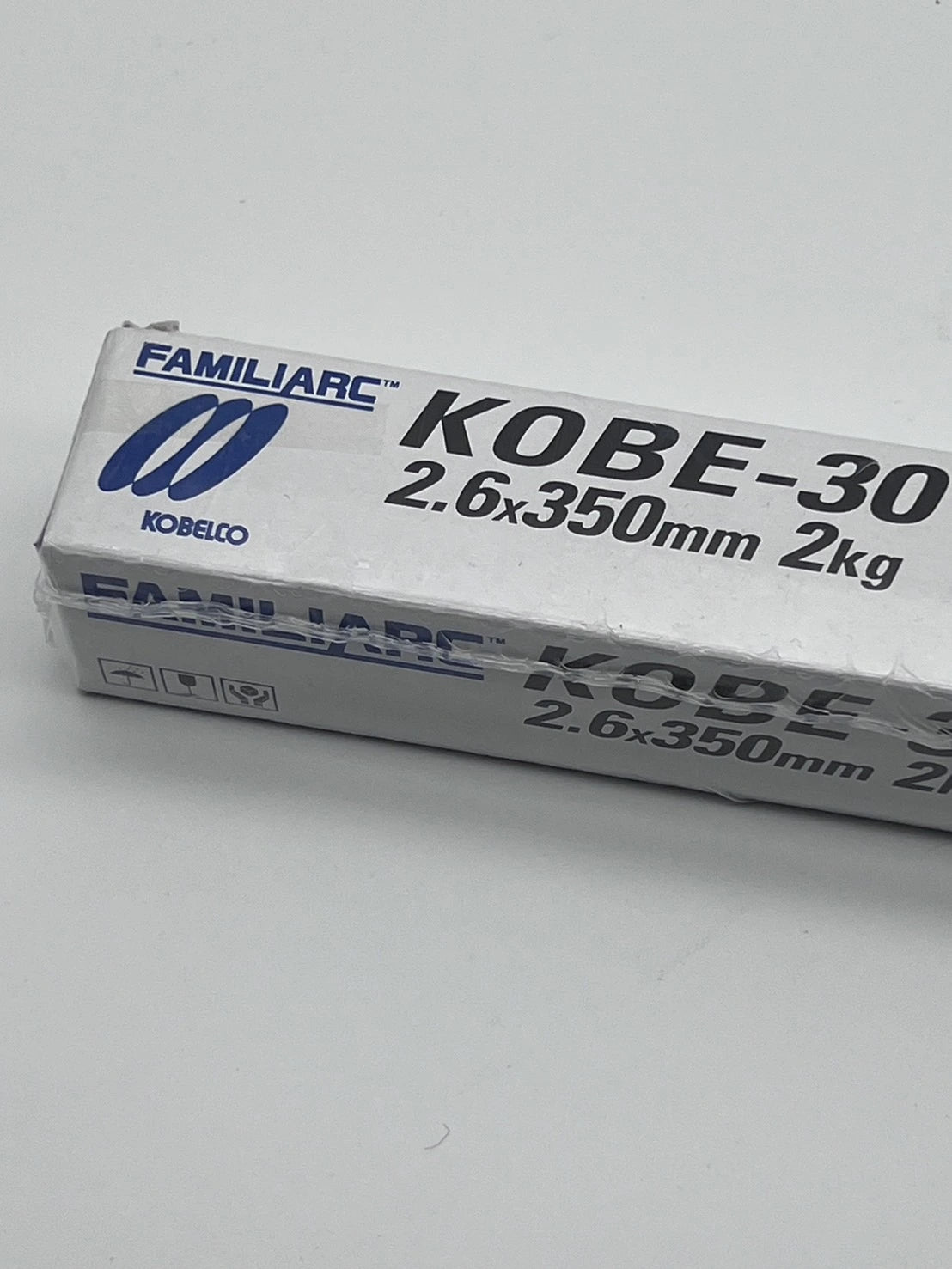 ลวดเชื่อมเหล็ก KOBE-30 2.6x350mm 2kg กล่องขาว